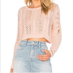 🎉HP🎉Lovers + Friends Distress Me Out Sweater